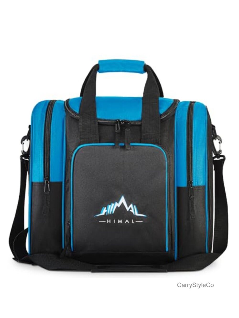 Bowling Ball Bag with Padded Holder, Fits Shoes Size 14, Single Ball Storage,